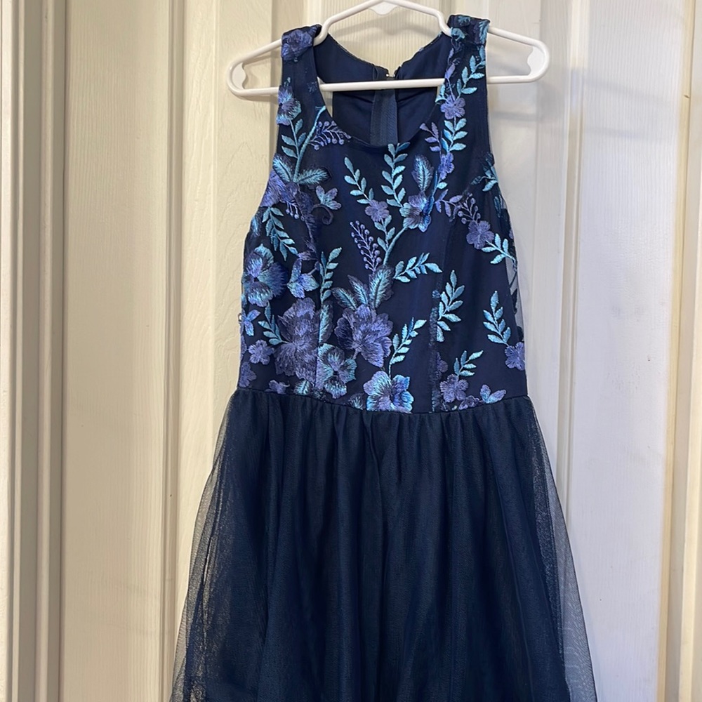 Beautiful blue little girls dress